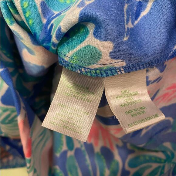 Lilly Pulitzer Pearl Jumper Dress 00 Tropical Vacation beach - Picture 5 of 12